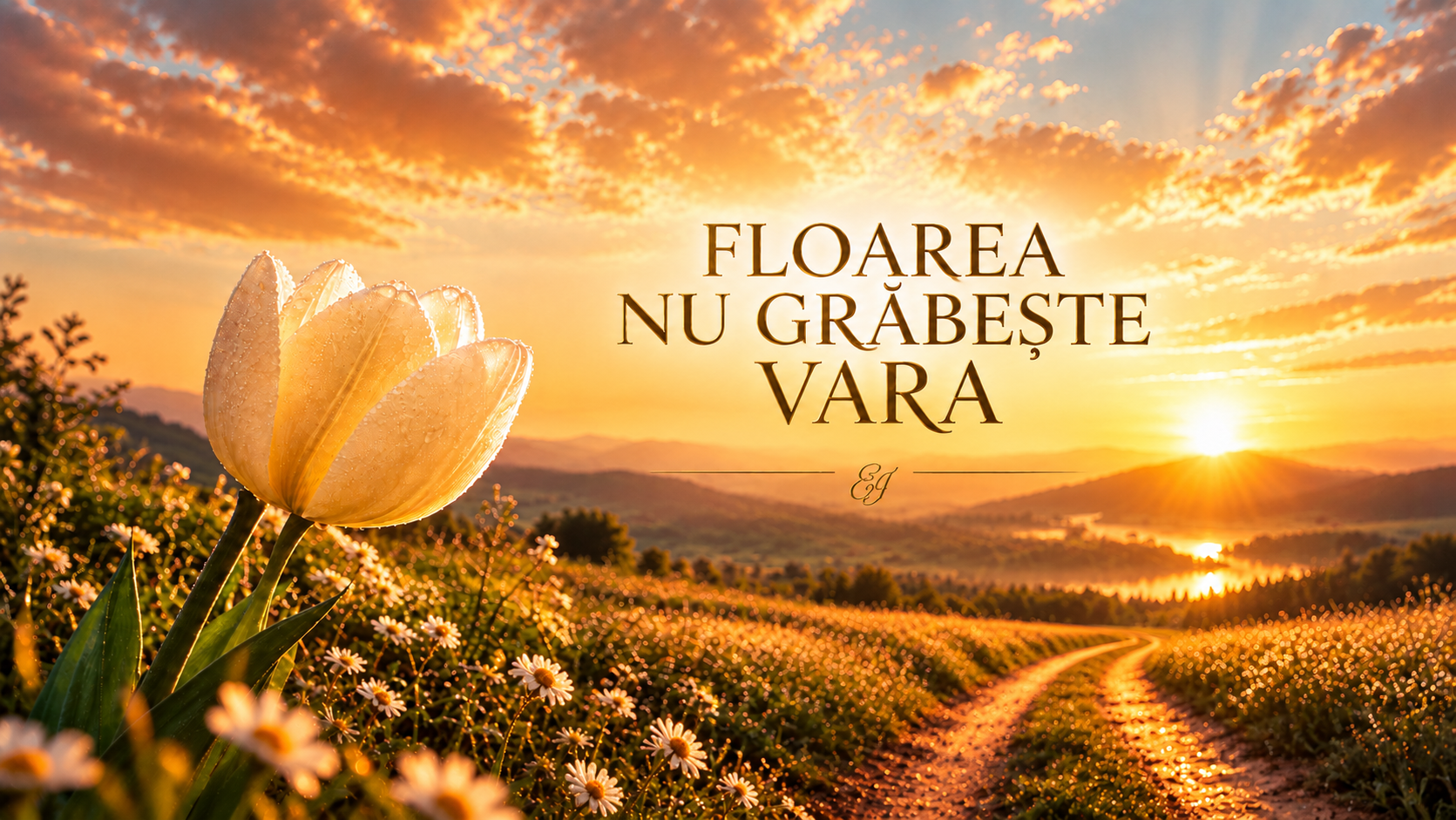 Floarea nu grăbeşte vara