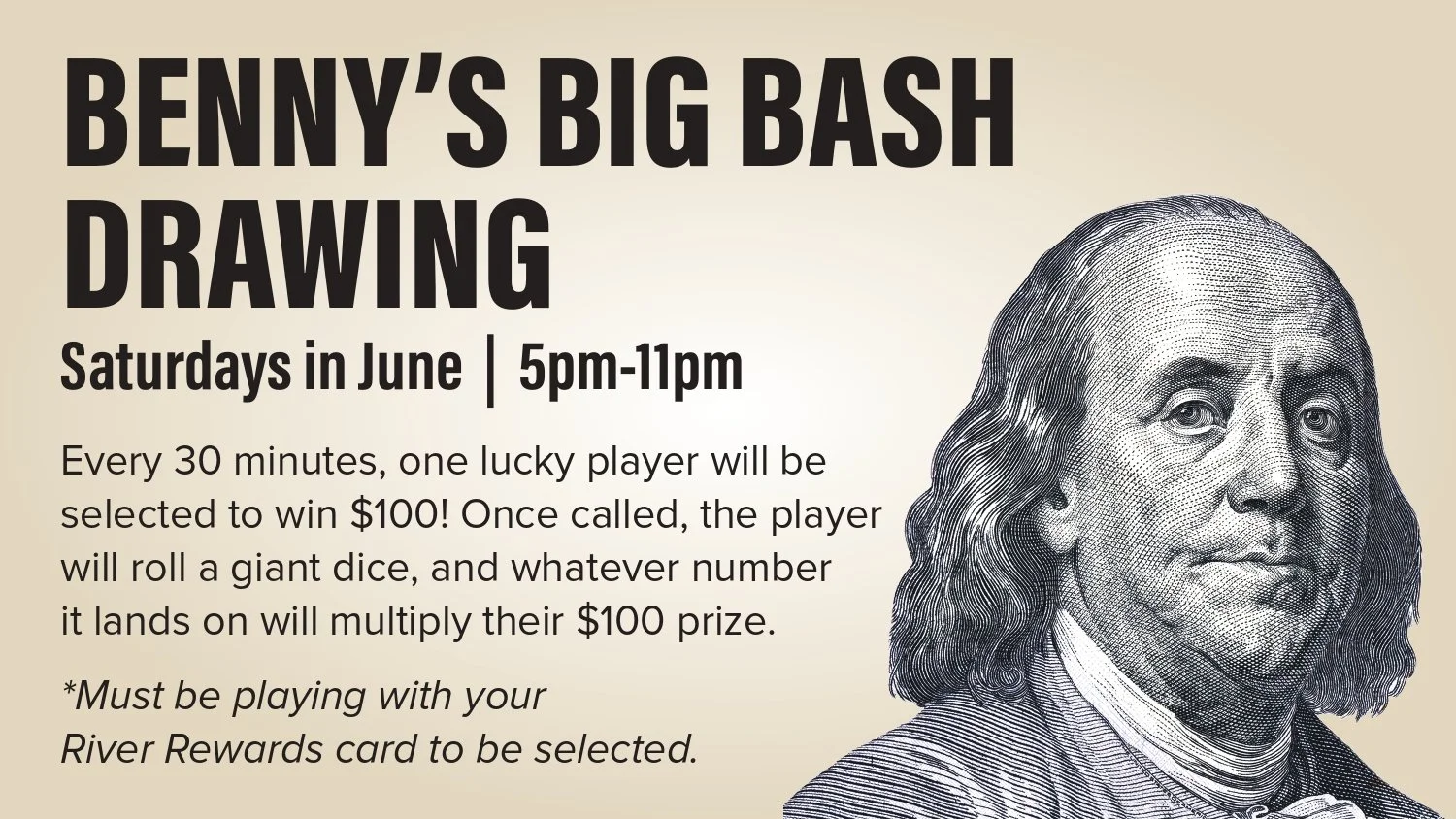 Benny’s Big Bash Drawings 
