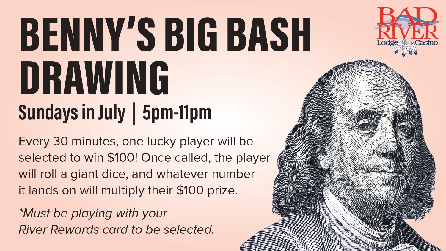 Benny’s Big Bash Drawing