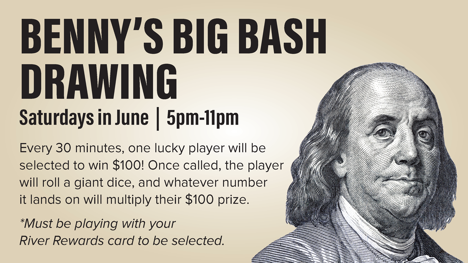 BENNY’S BIG BASH DRAWING 