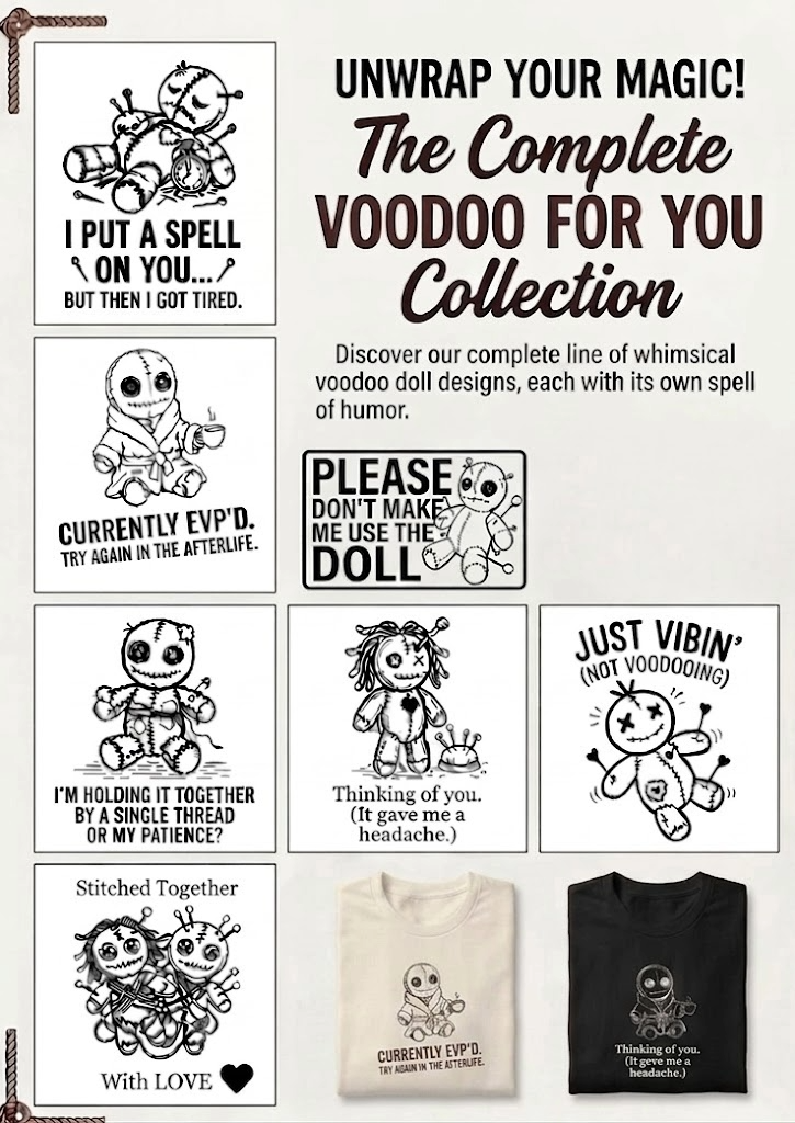 "Voodoo For You" Classic Crewneck Tee