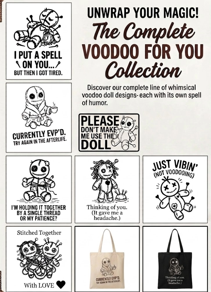 "Voodoo For You" Everyday Eco-Tote