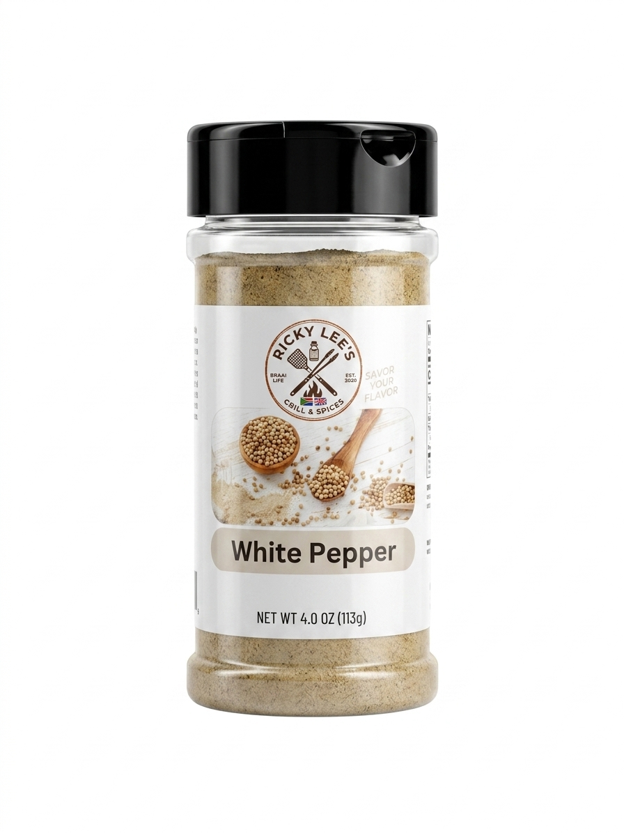 White Pepper 4 fl oz, net wt 2.4 oz