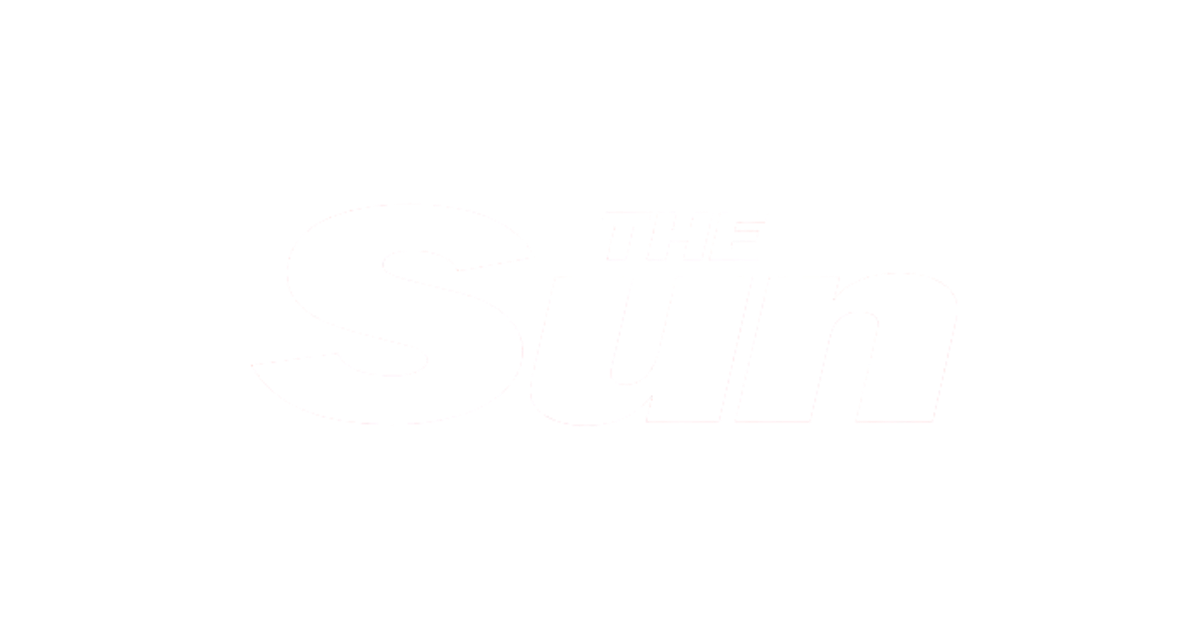 Logo of The Sun, a black background with white stylized text.
