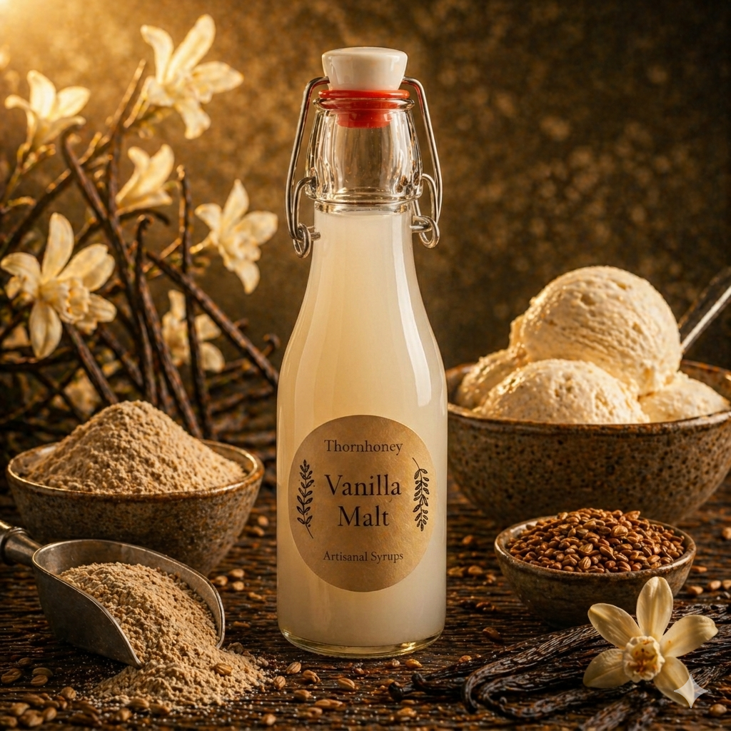 Vanilla Malt Simple Syrup
