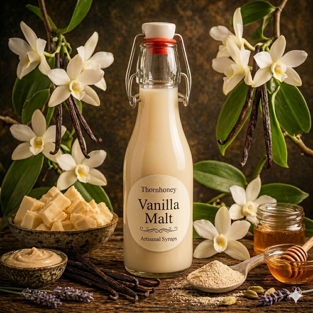 Vanilla Malt Simple Syrup