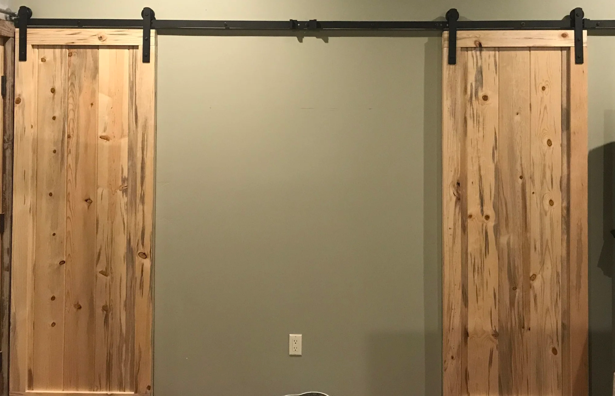 Gator's Home Services- Payson- Double Hand Built Custom Barn Doors Closed