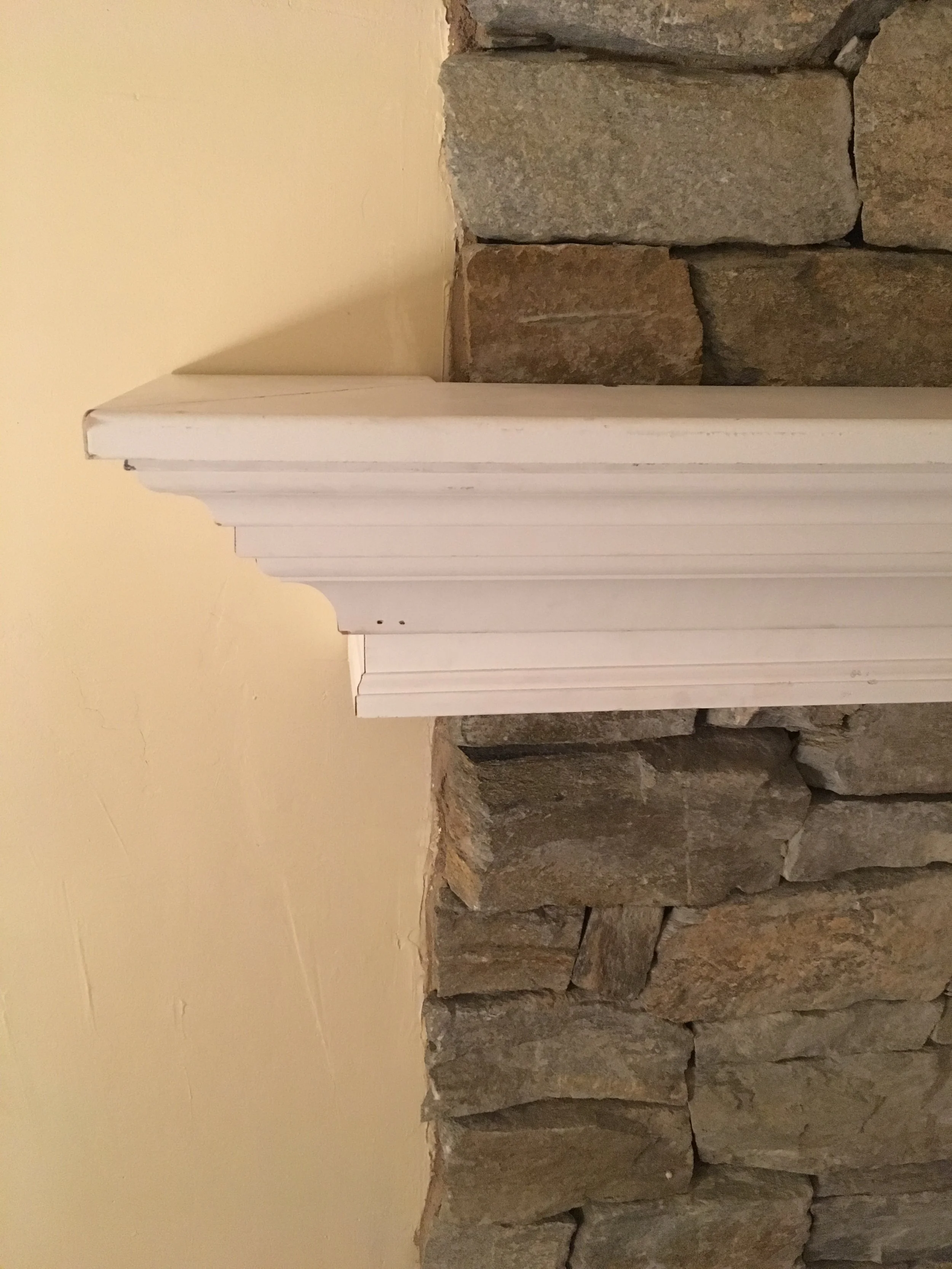 Gator's Home Services- Payson- Corner of custom built Mantel