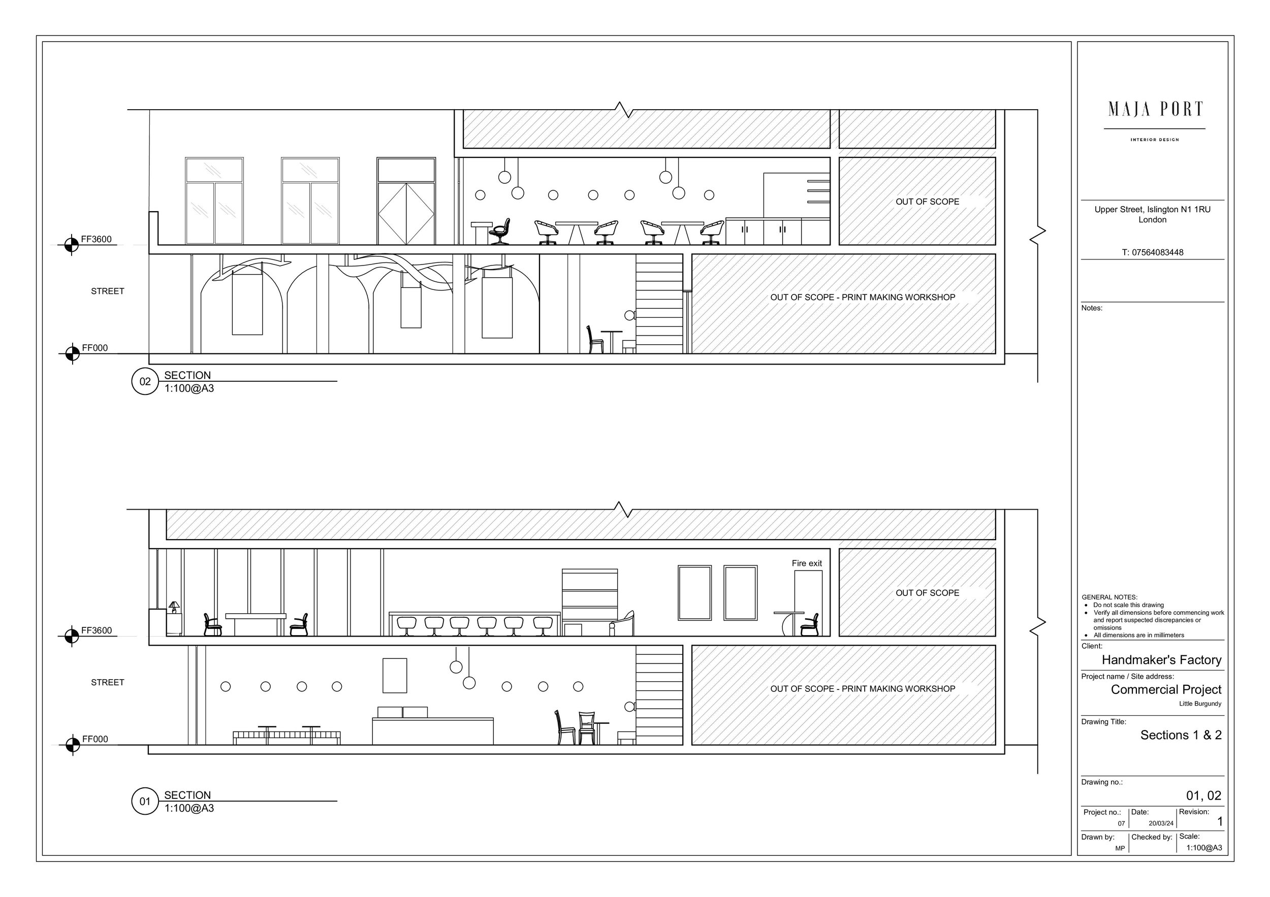 Technical Drawings - Sections