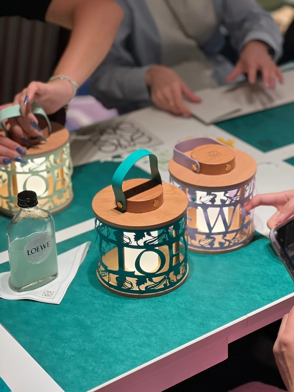 Loewe Singapore x Merremade collaboration. Paper lantern workshop for vip clients. 