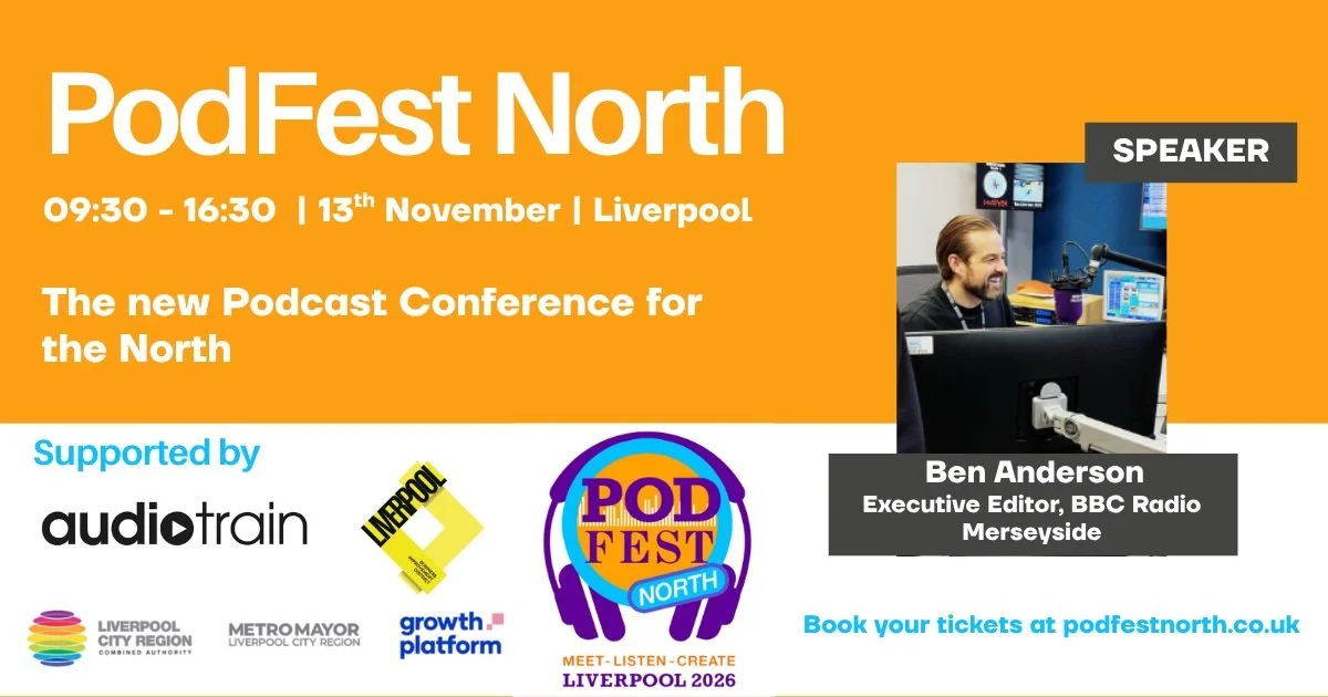 🎙️ A great speaker. A great storyteller. And a fascinating insight into the world of radio, journalism and true crime.

We&rsquo;re delighted to introduce Ben Anderson, Executive Editor at BBC Radio Merseyside. 📻

Based in the heart of Liverpool, B