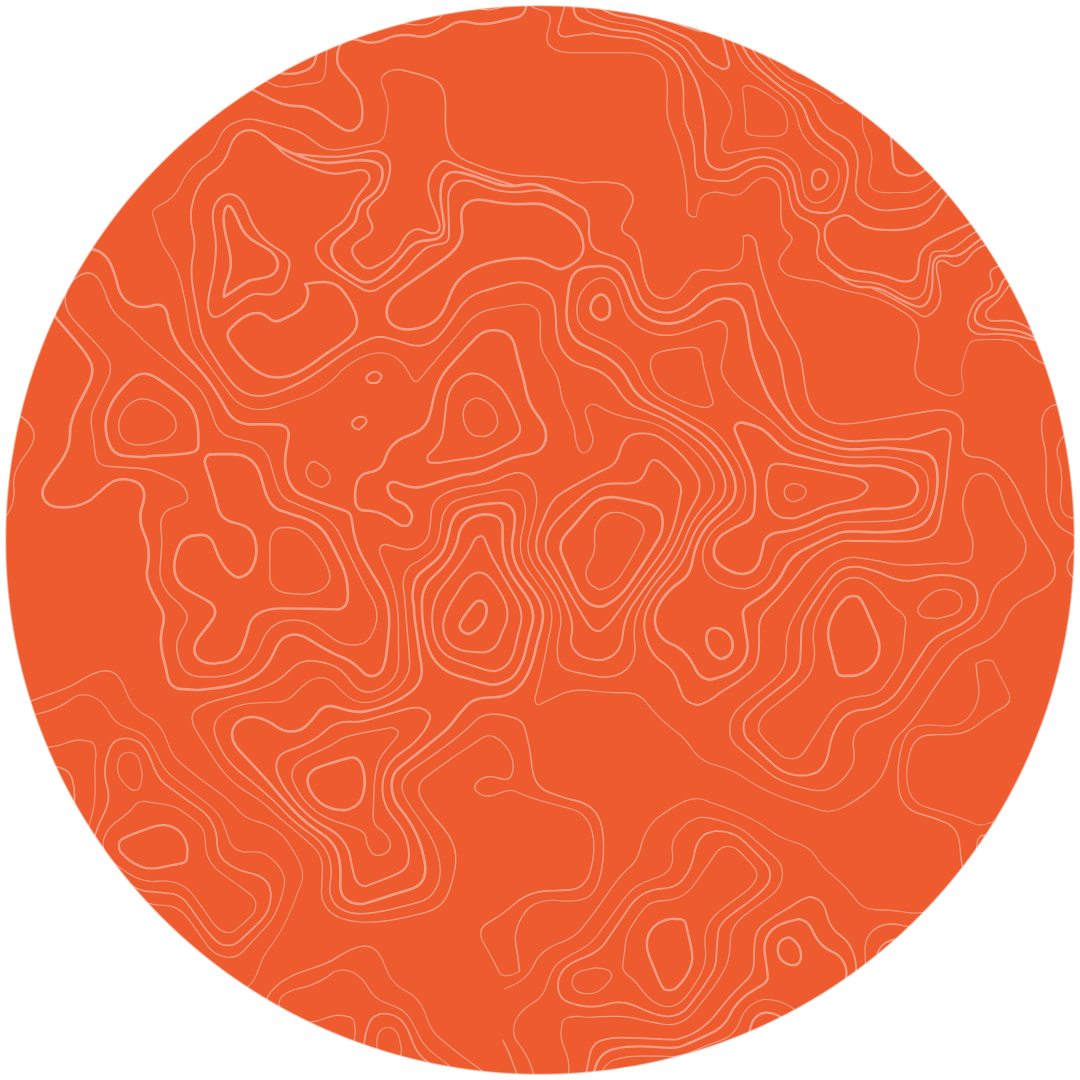 orange circle Distribution title