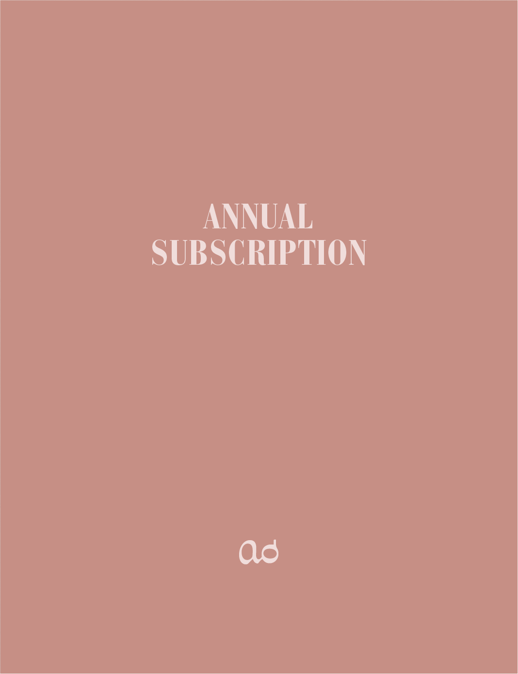 Annual Subscription
