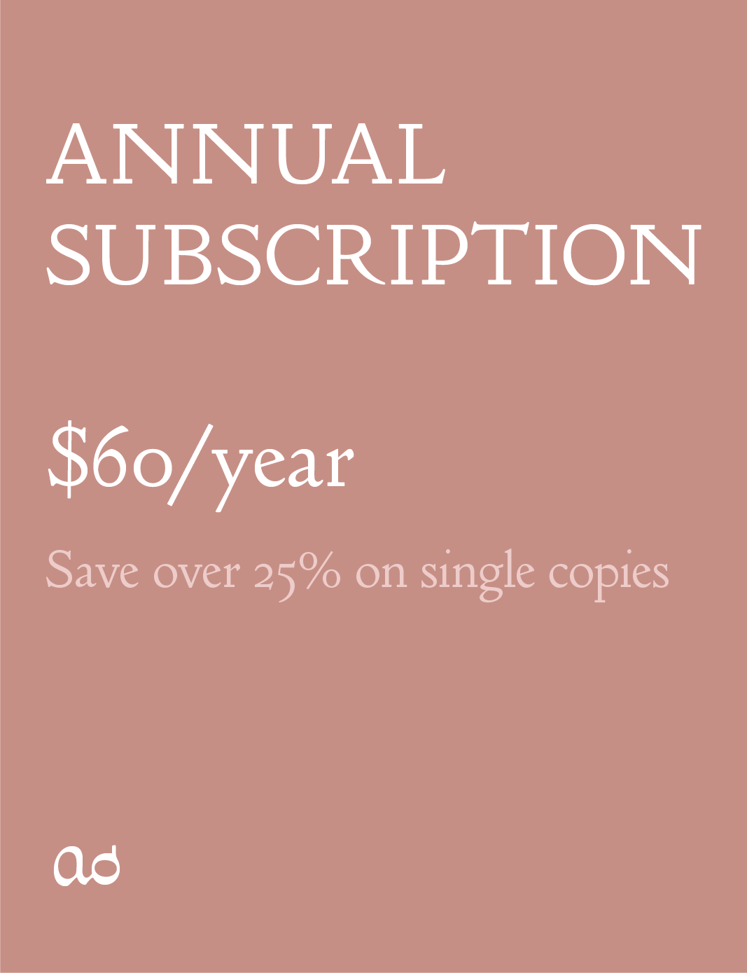Annual Subscription