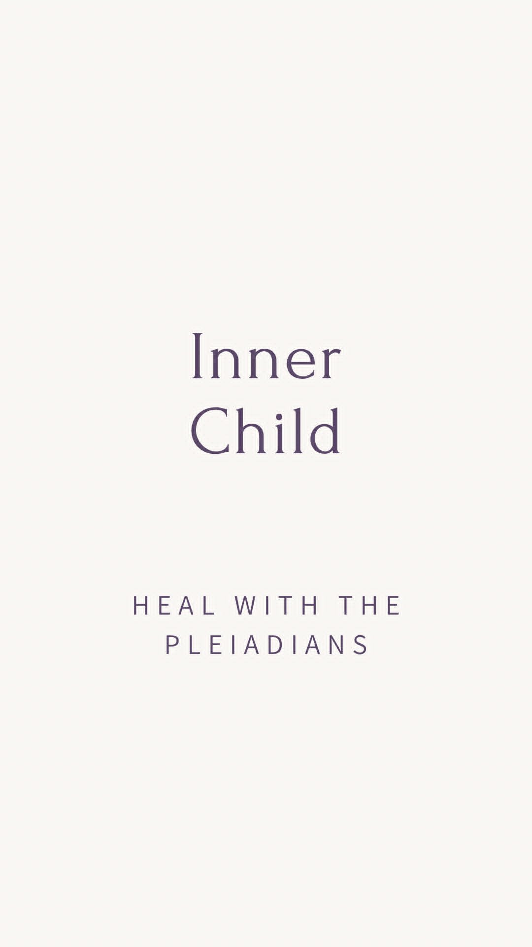 Inner Child Healing