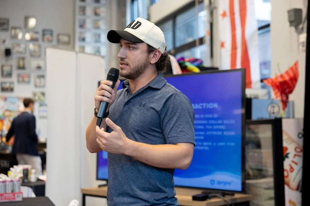 Founder & CEO of Zenjoy pitching at InvestCPG