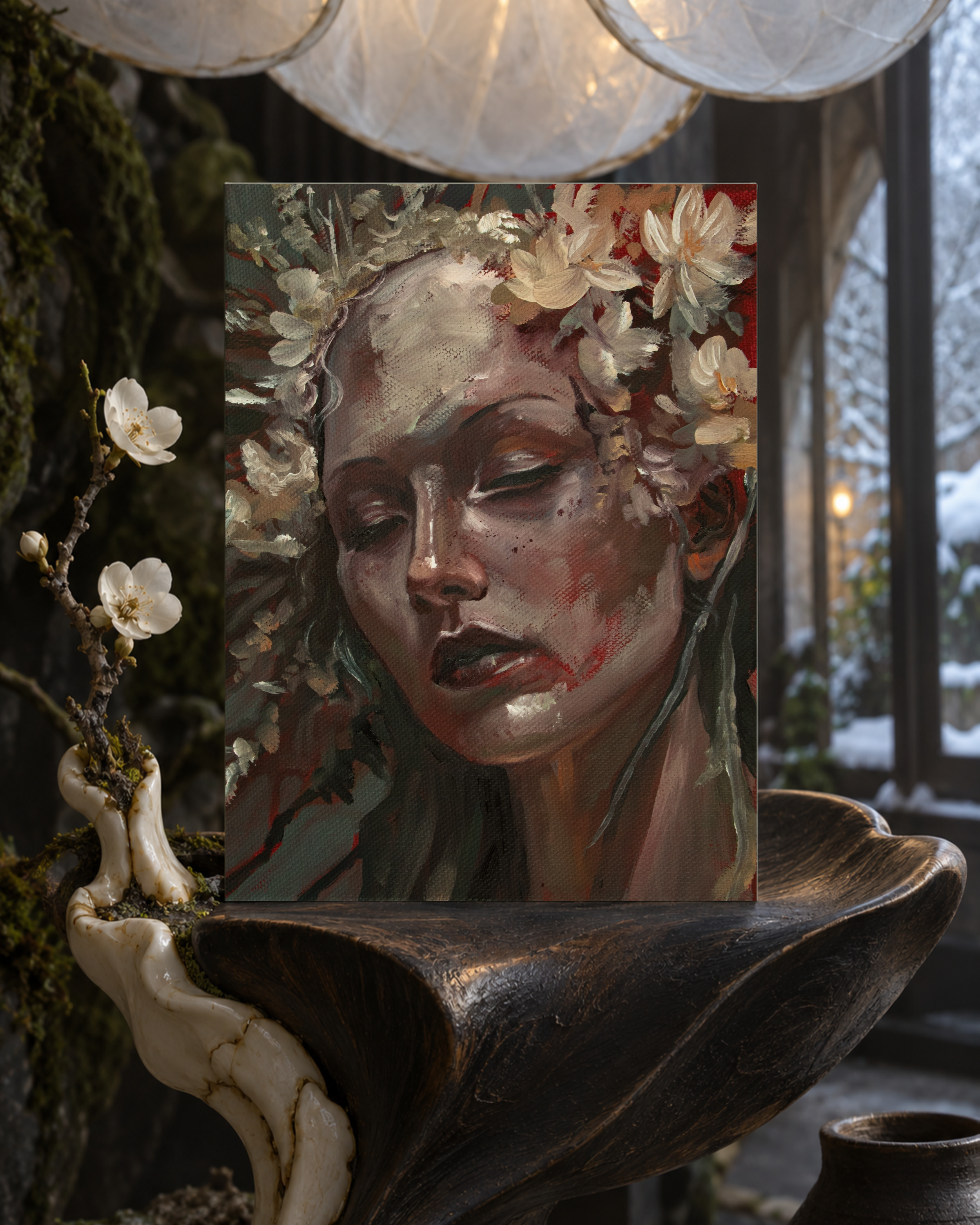 Celle qui levait les fleurs