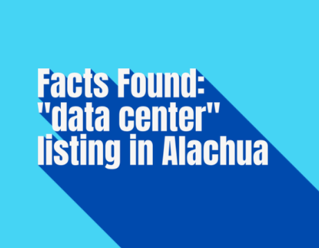 Facts Found: Data Center Listing in Alachua