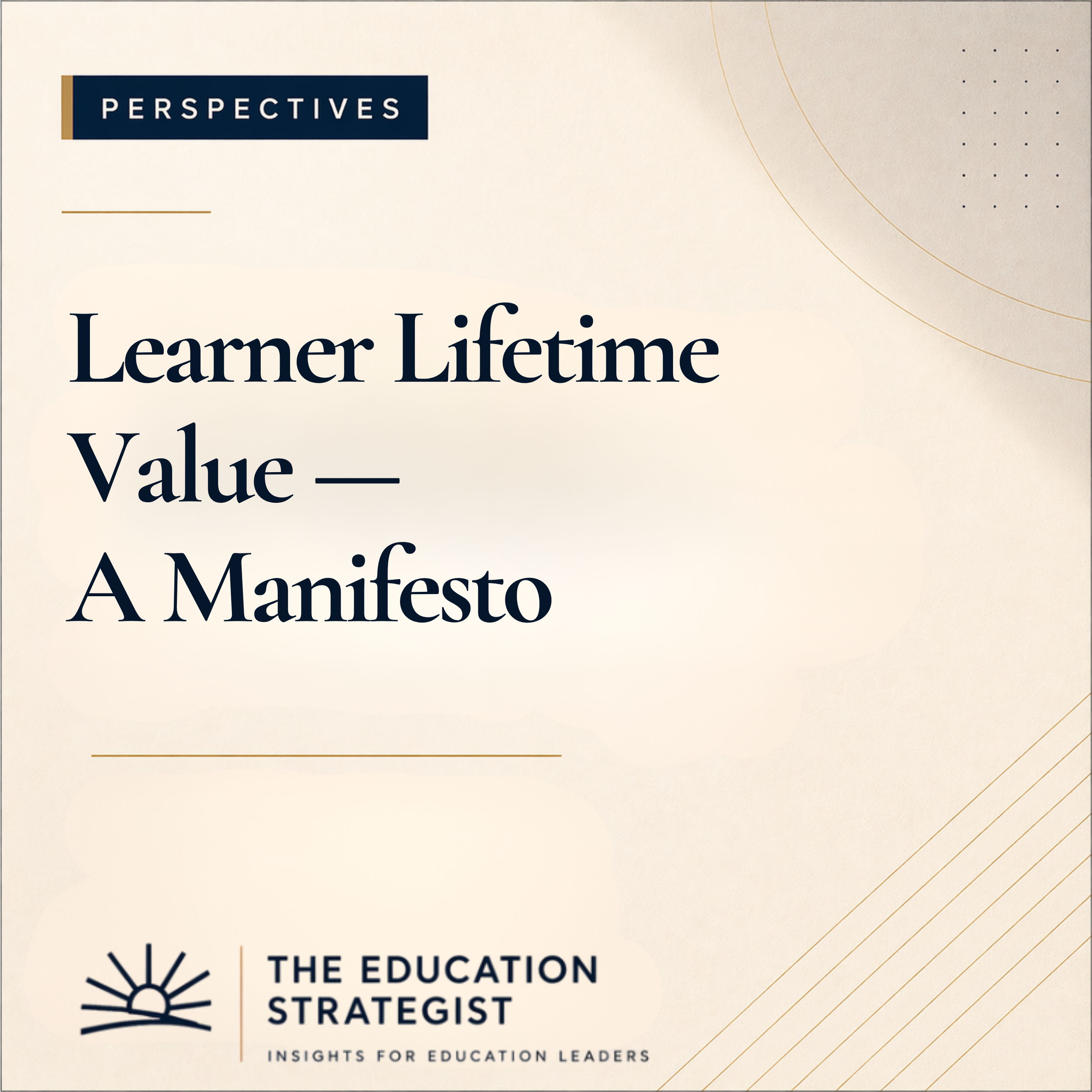 Learner Lifetime Value — A Manifesto