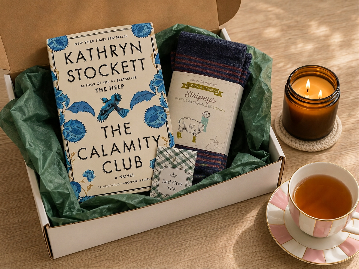 Image of book and tea