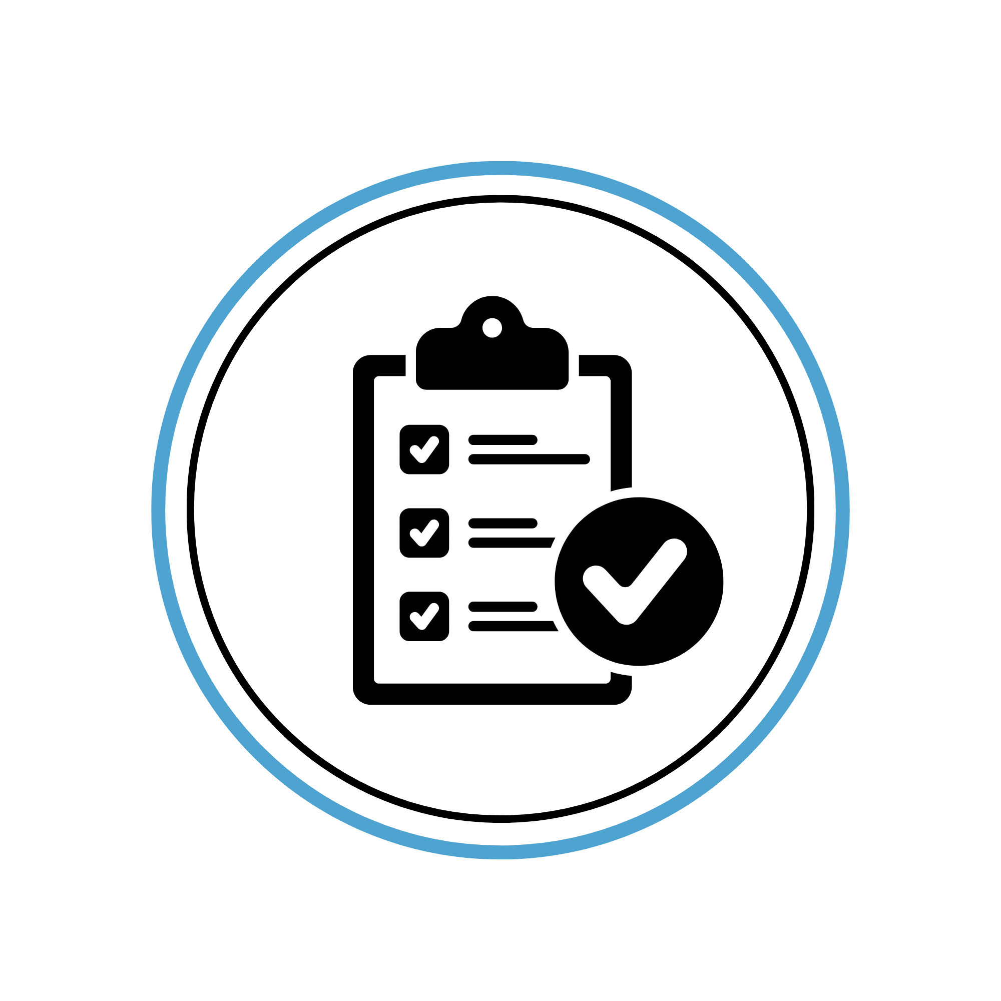 Check-list clip board icon.