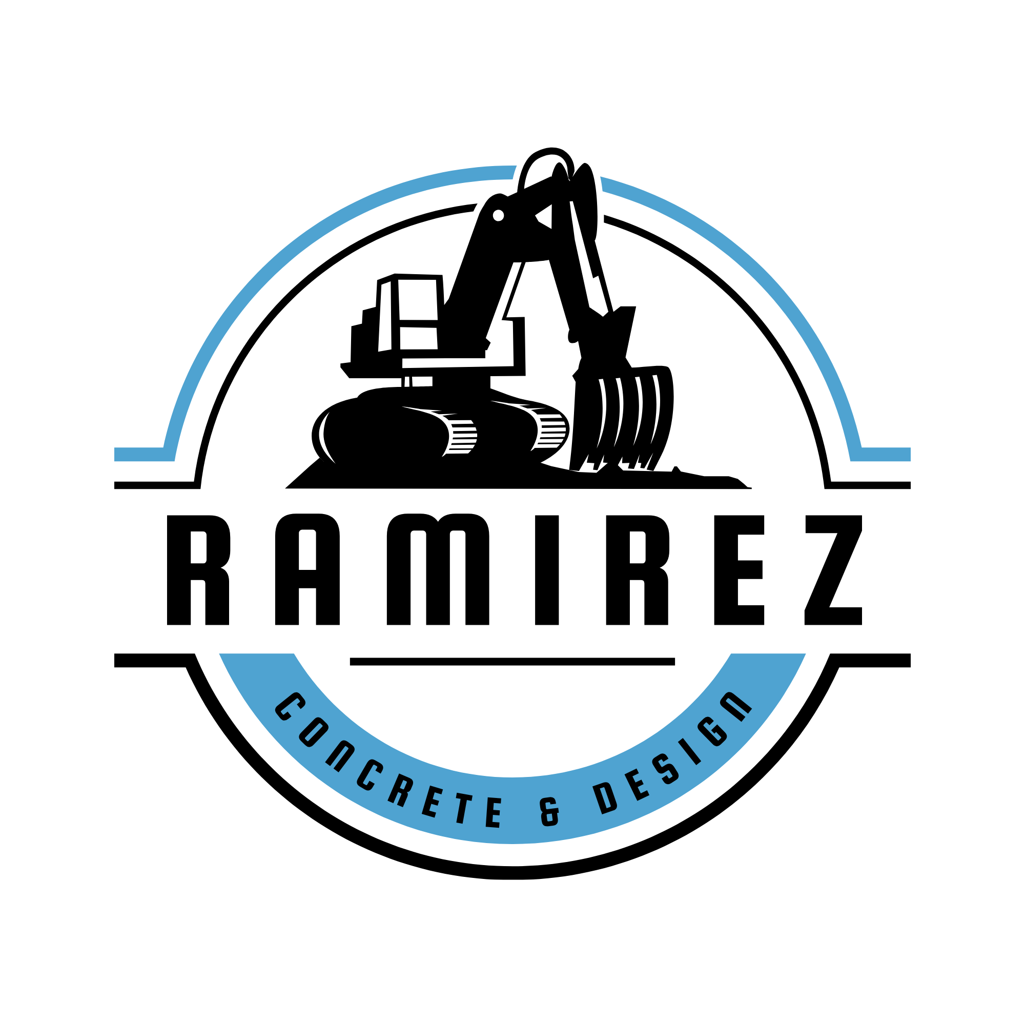 Ramirez Concrete and Design Logo