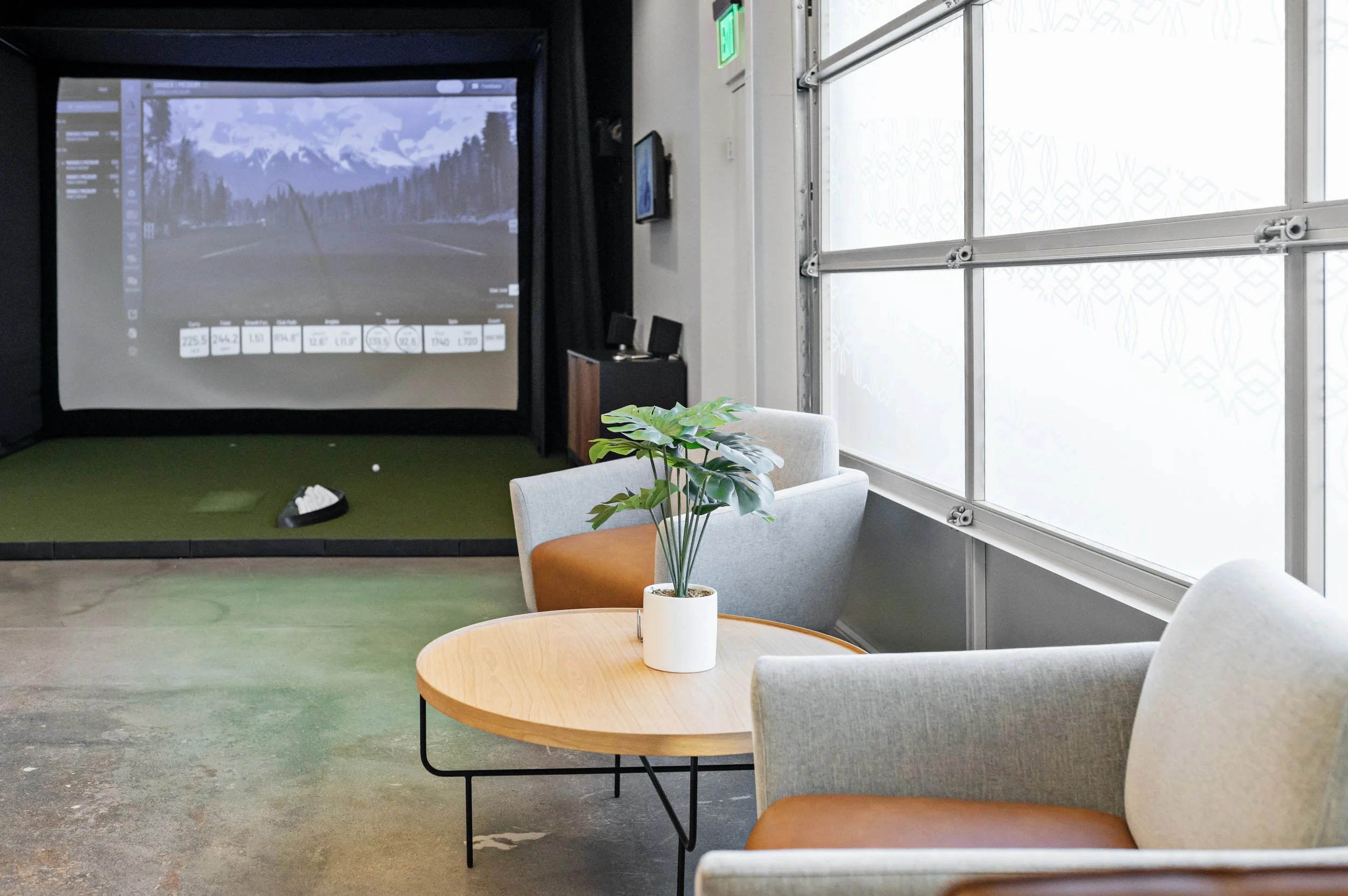 Western Insurance golf simulator