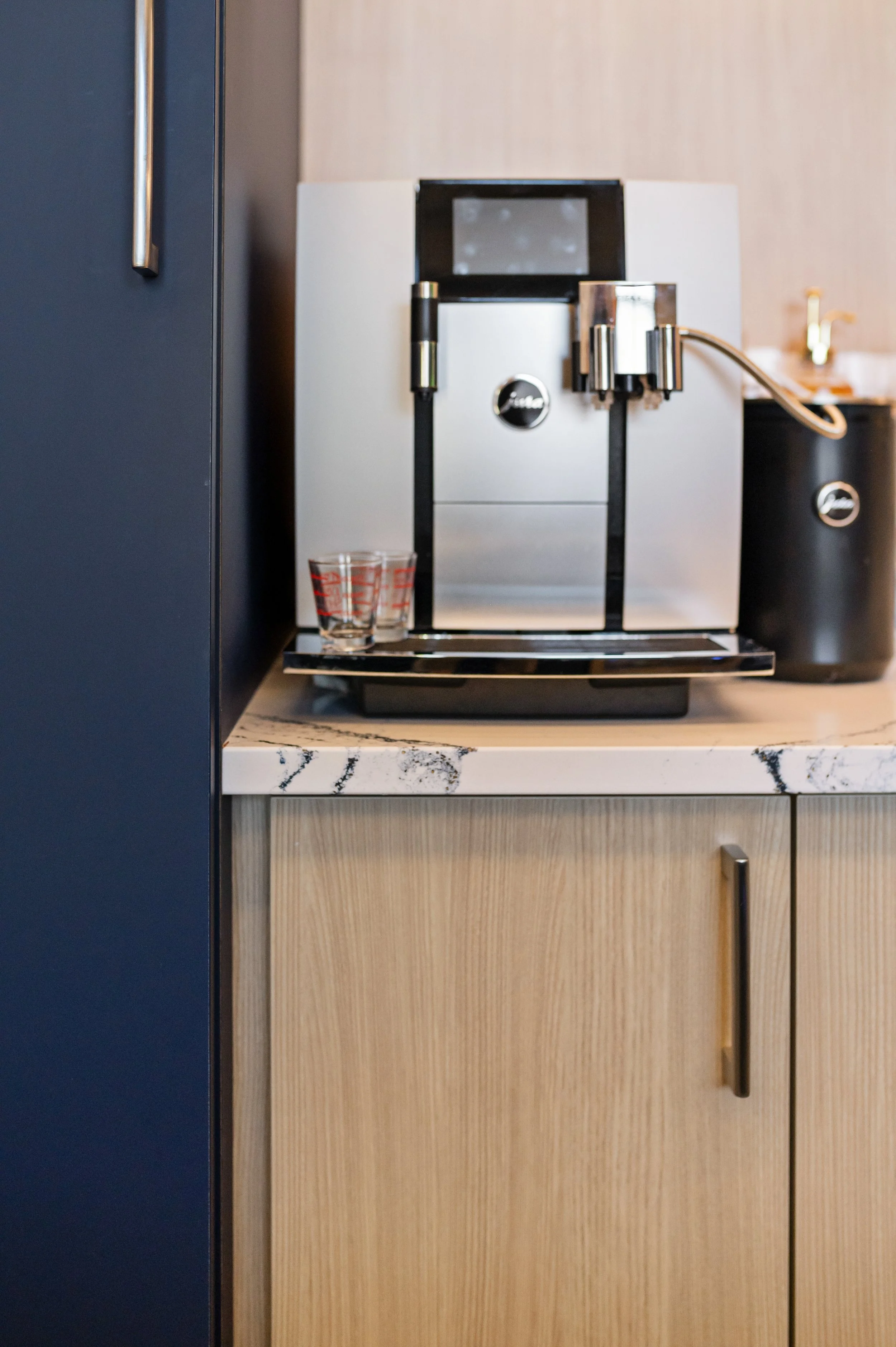 Western Insurance kitchen with marble counters