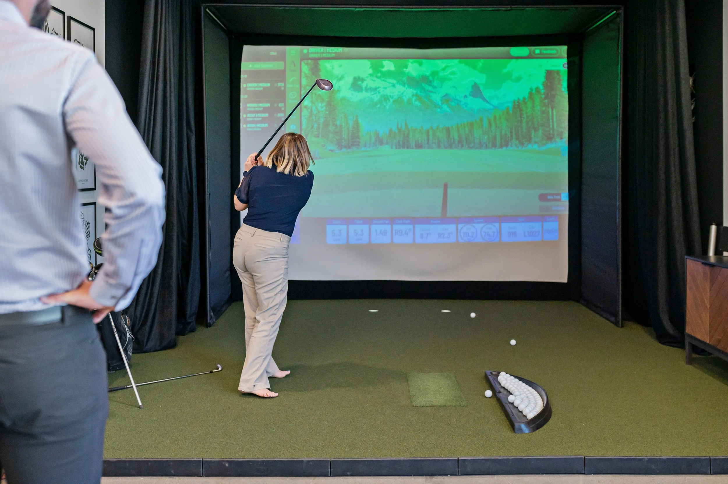 Western Insurance golf simulator