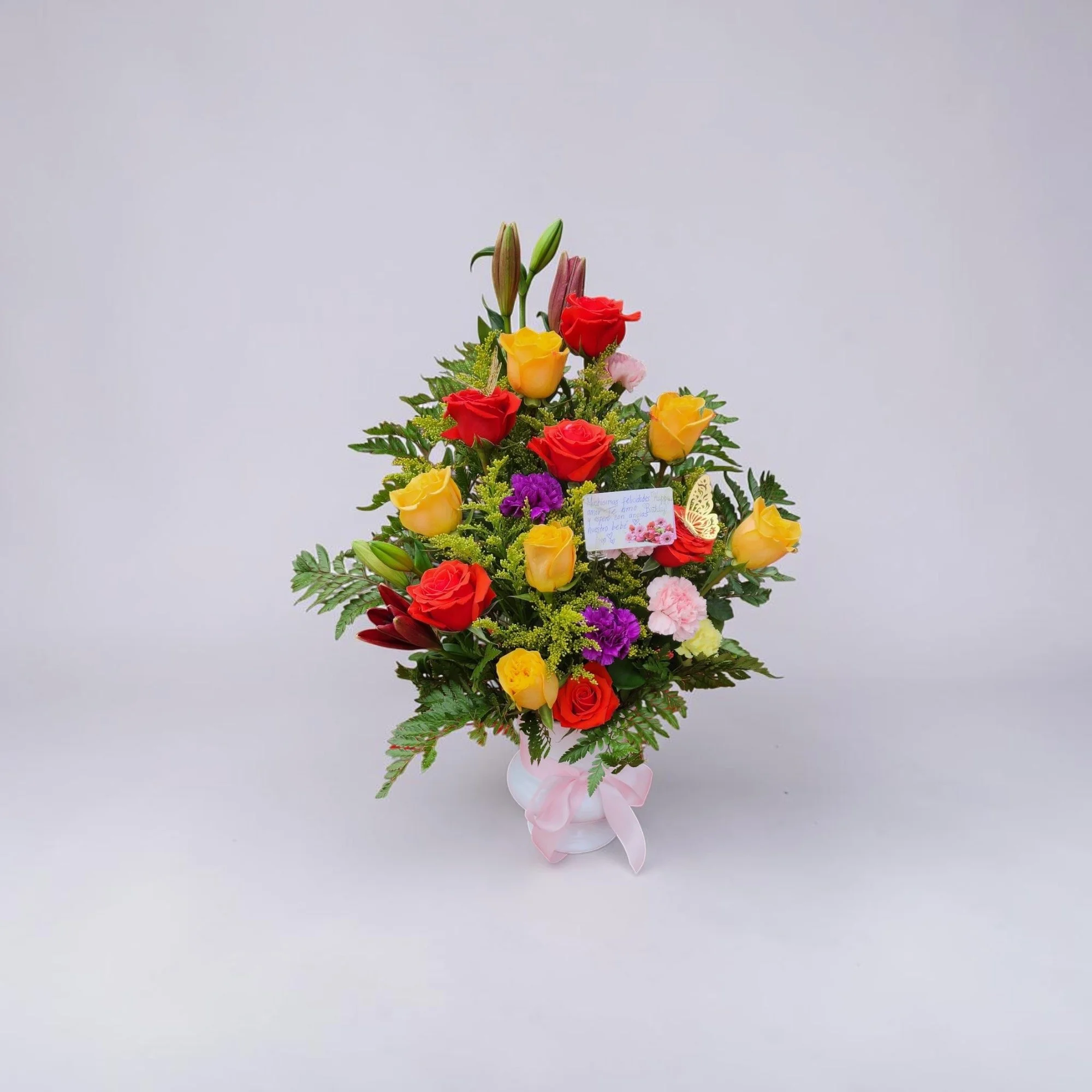 Radiant Rose & Lily Bouquet