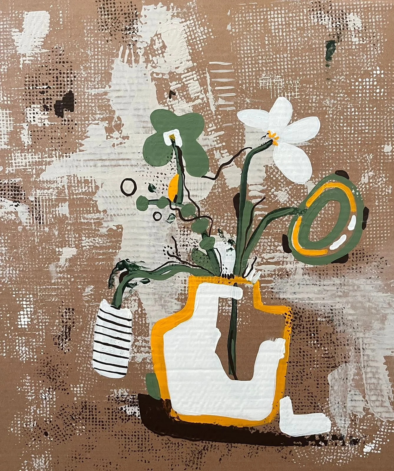 Esperanza. 2026. Acrílico sobre cartón. 50x50 cm