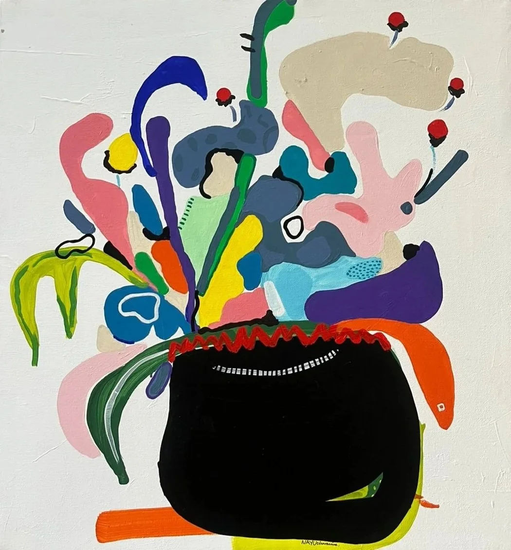 Happy. 2026. Acrílico sobre canva. 40 x 40 cm