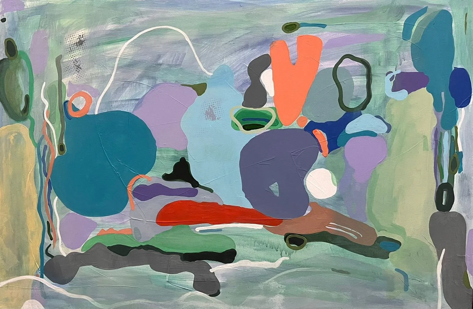 Evolución. 2026. Mixta sobre canva. 62 x 91 cm