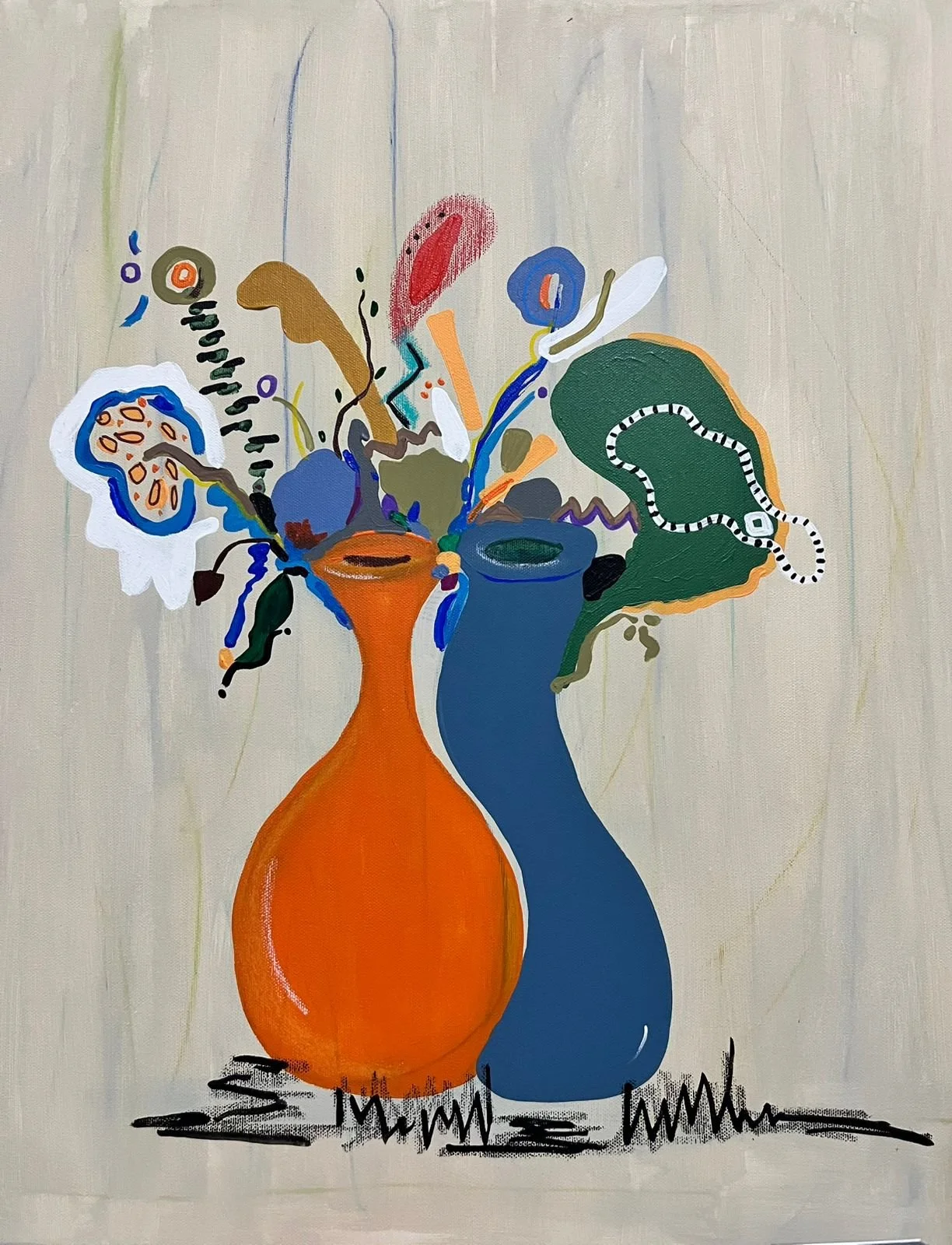 Dualidad. 2026. Mixta sobre canva. 61 x 51 cm