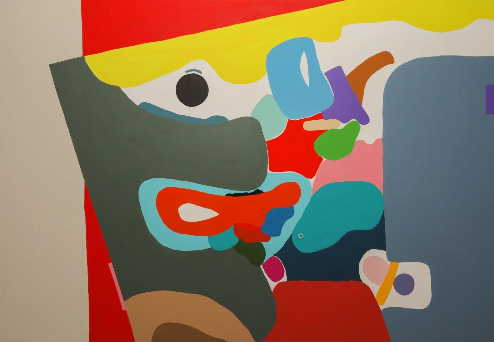 Domingo. 2022. Acrílico. 200 x 300 cm