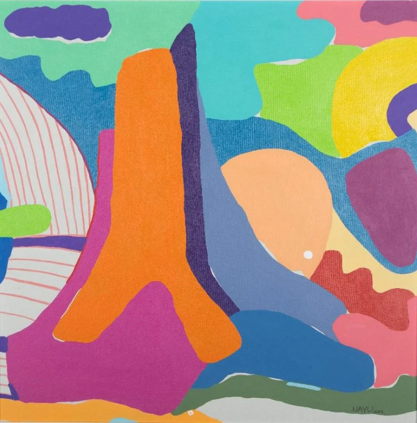 Paris. 2025. Acrílico sobre canva. 60 x 60 cm