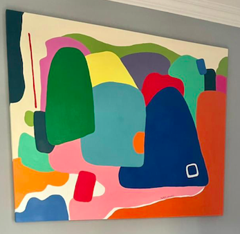 Familia. 2022. Acrílico. 180 x 180 cm