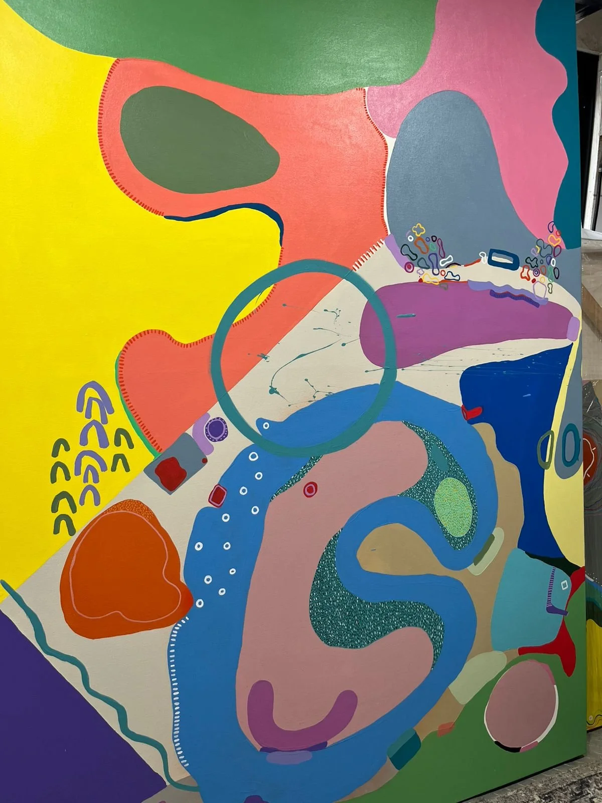 Rebelde. 2022. Acrílico. 200 x 150 cm