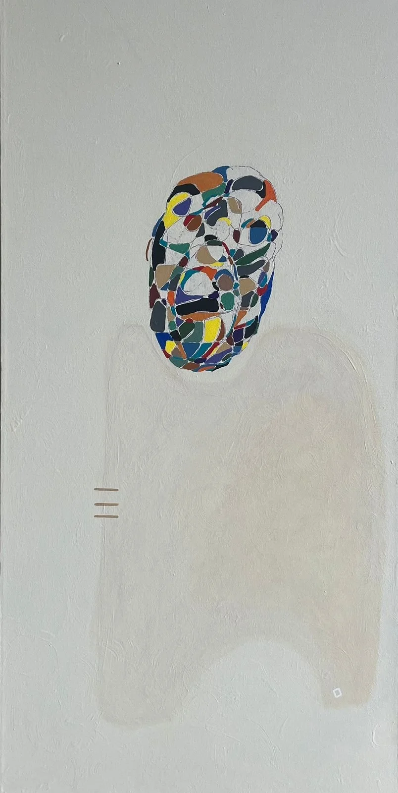 Anónimo. 2025. Acrílico. 100 x 50 cm