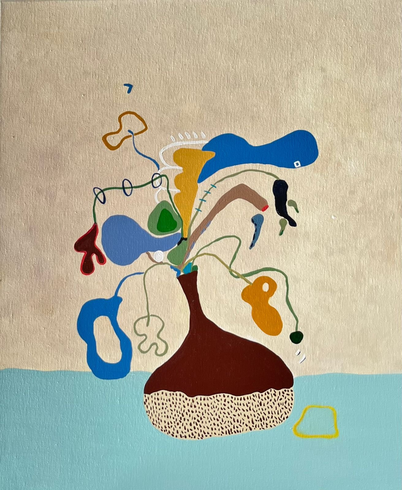 Deriva. 2026. Acrílico sobre canva. 60 x 40 cm