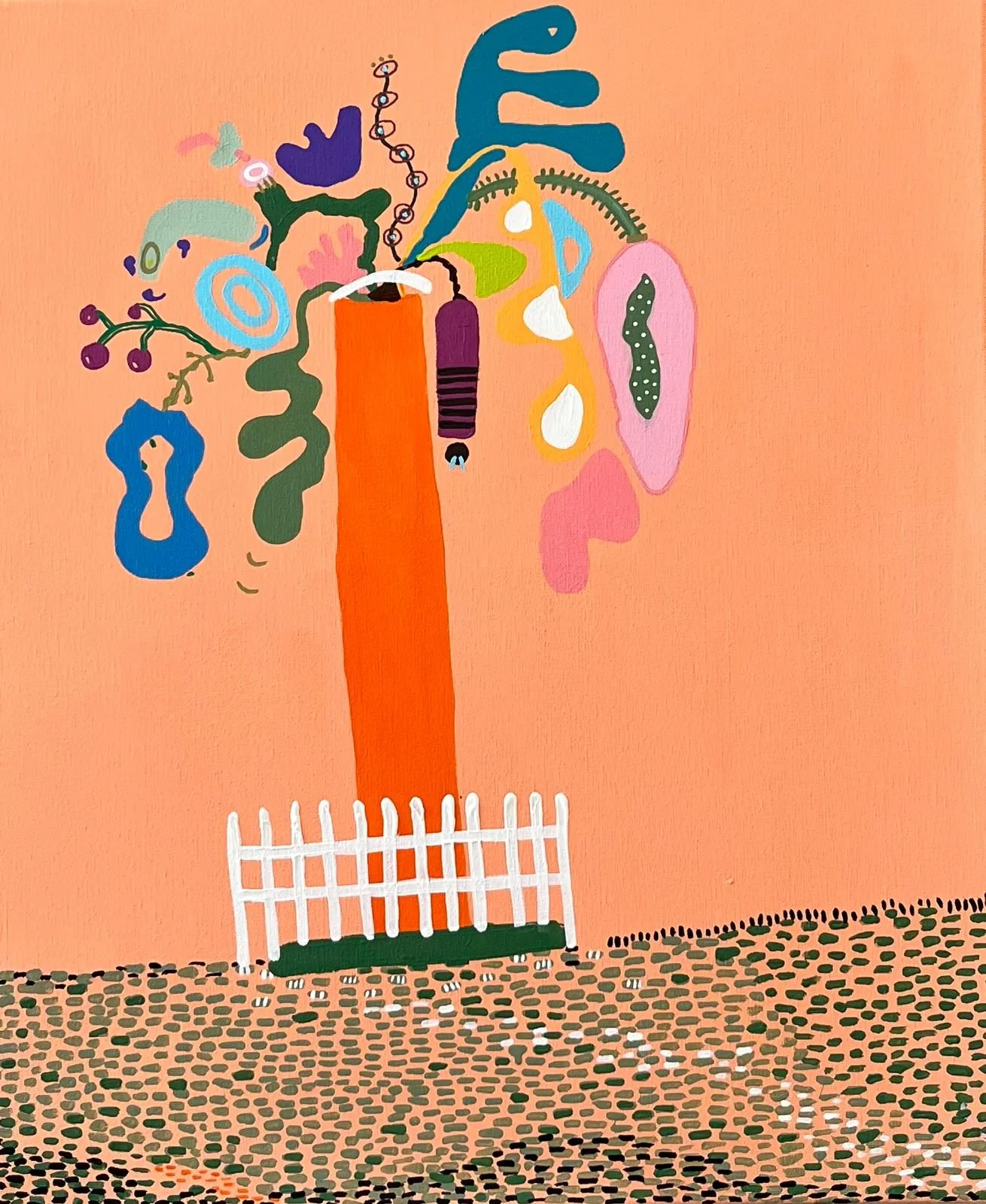 Autocuidado. 2026. Acrílico sobre canva. 61 x 51 cm