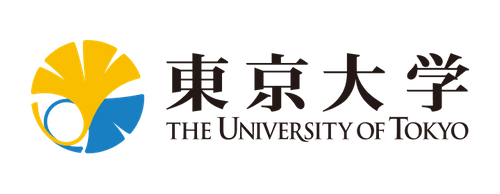 Logo of The University of Tokyo featuring Japanese characters and English name.