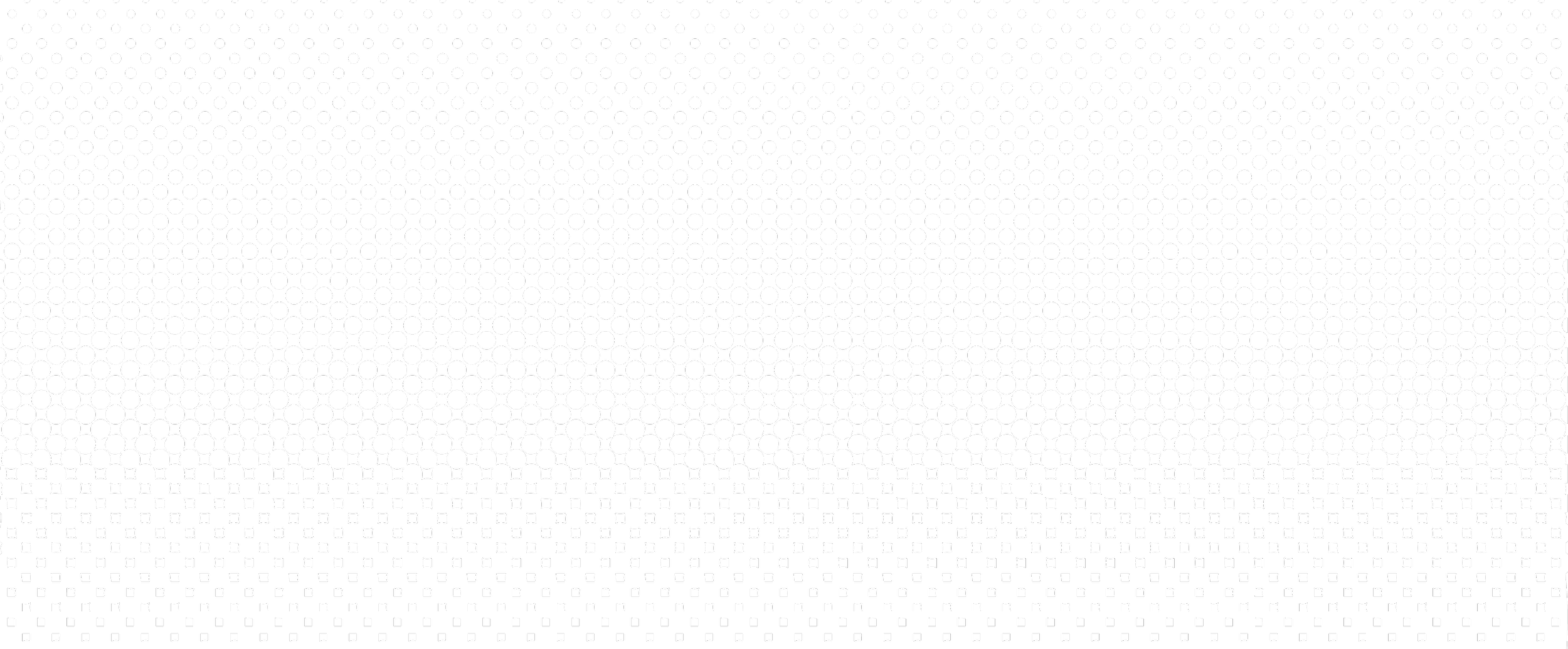 Black and white halftone pattern with a gradient from dense dots at the top to sparse dots at the bottom.