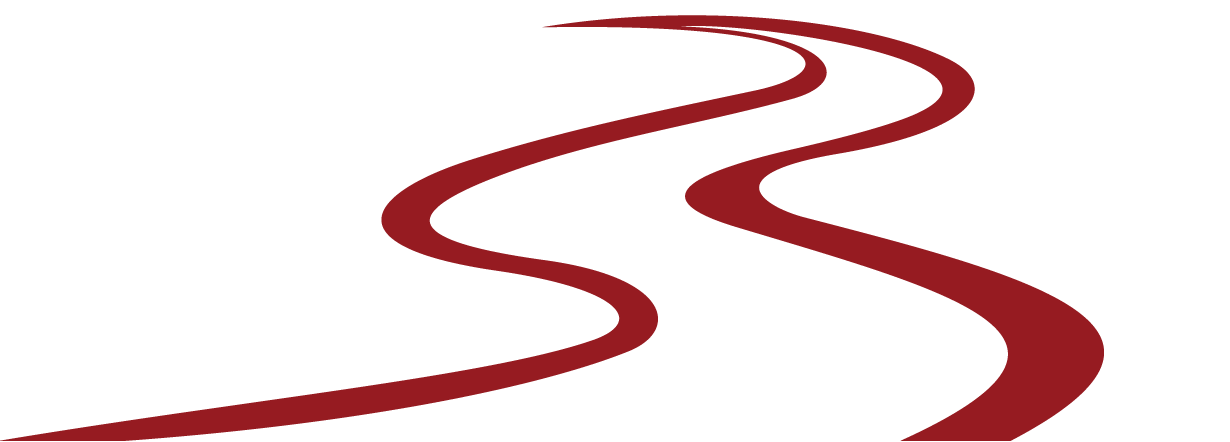 Stylized illustration of a winding road or path with dark background.