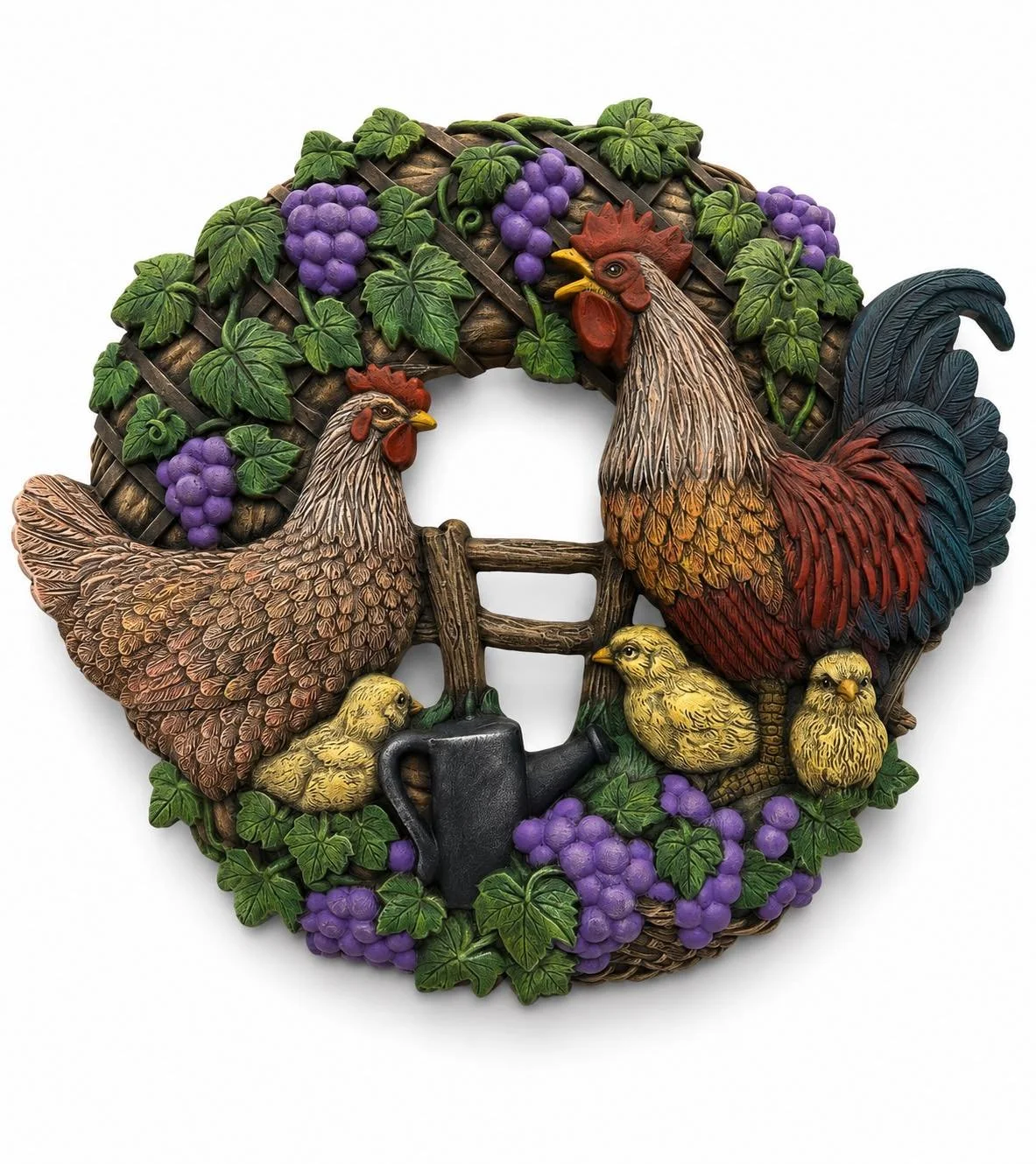 Farmhouse Chicken Wreath