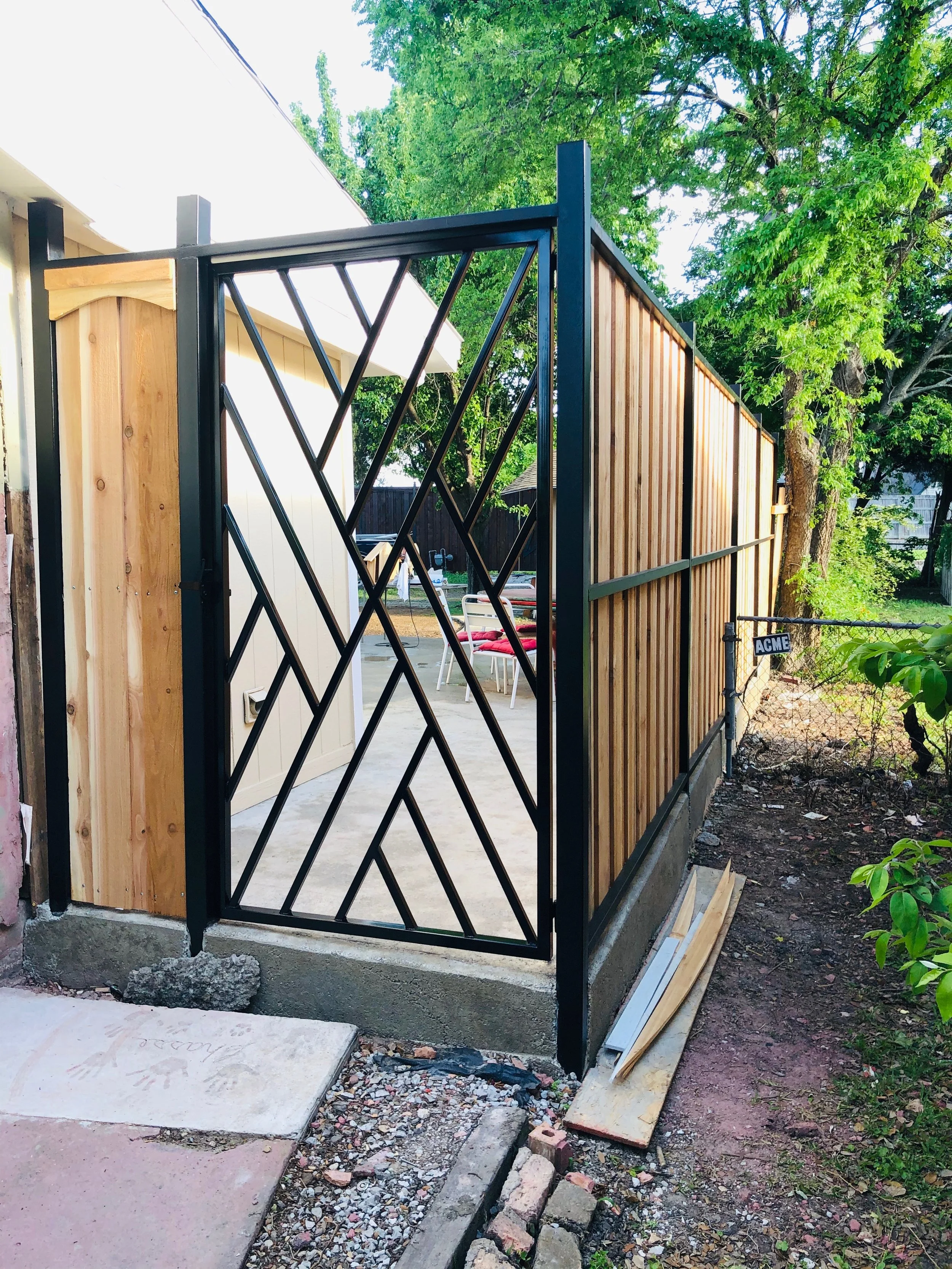 Fence & Concrete