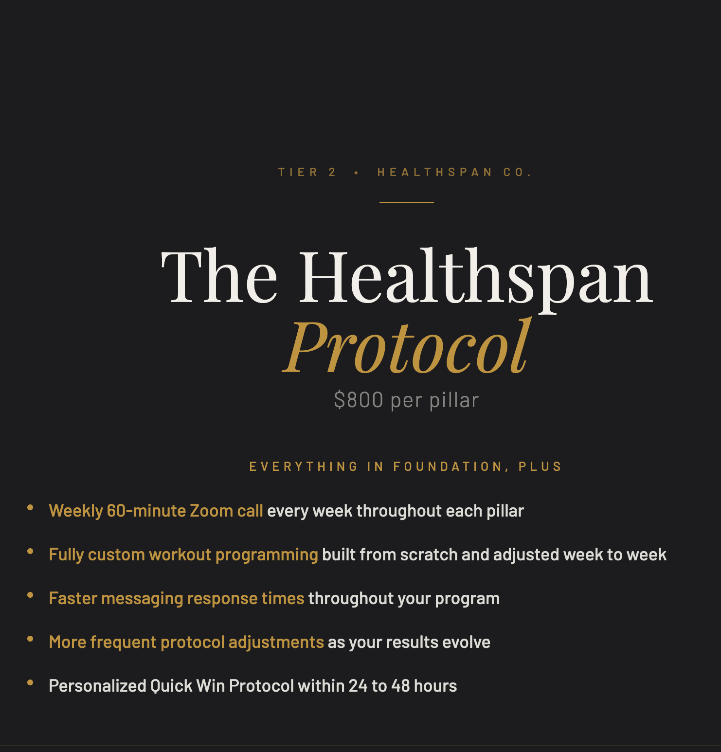 The Healthspan Protocol