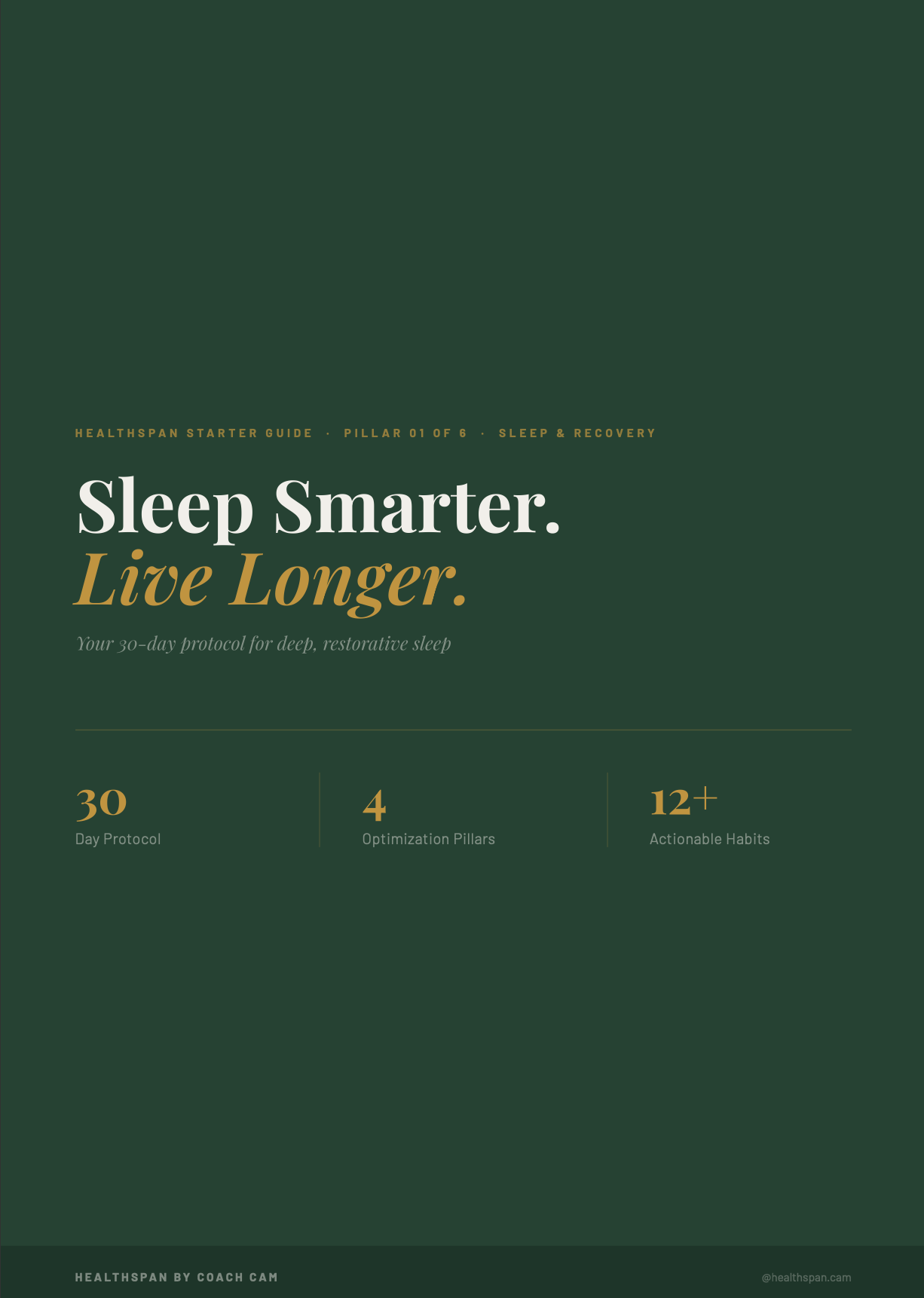 Sleep & Recovery Starter Guide
