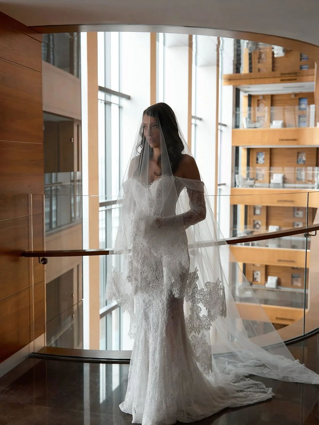 Rara Avis Double-layer Bridal Veil