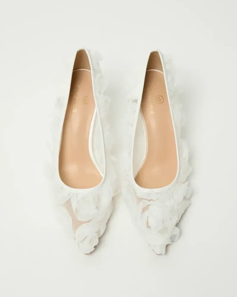 RS 098 – Rara Avis 3D Floral Bridal Shoes